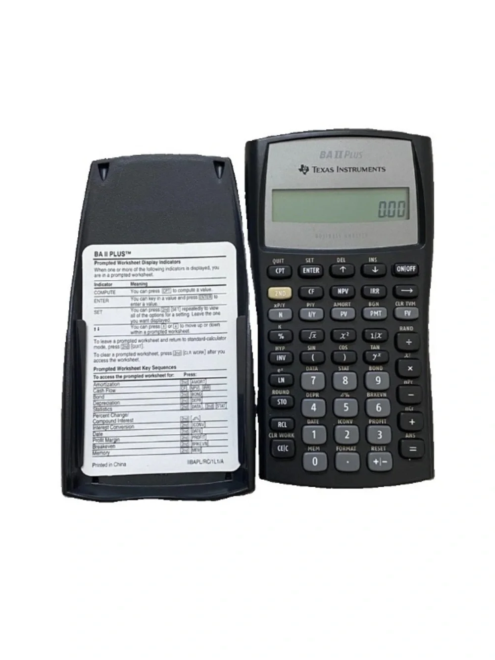 Texas Instruments BA II PLUS Business Analyst - Picture 2 of 4